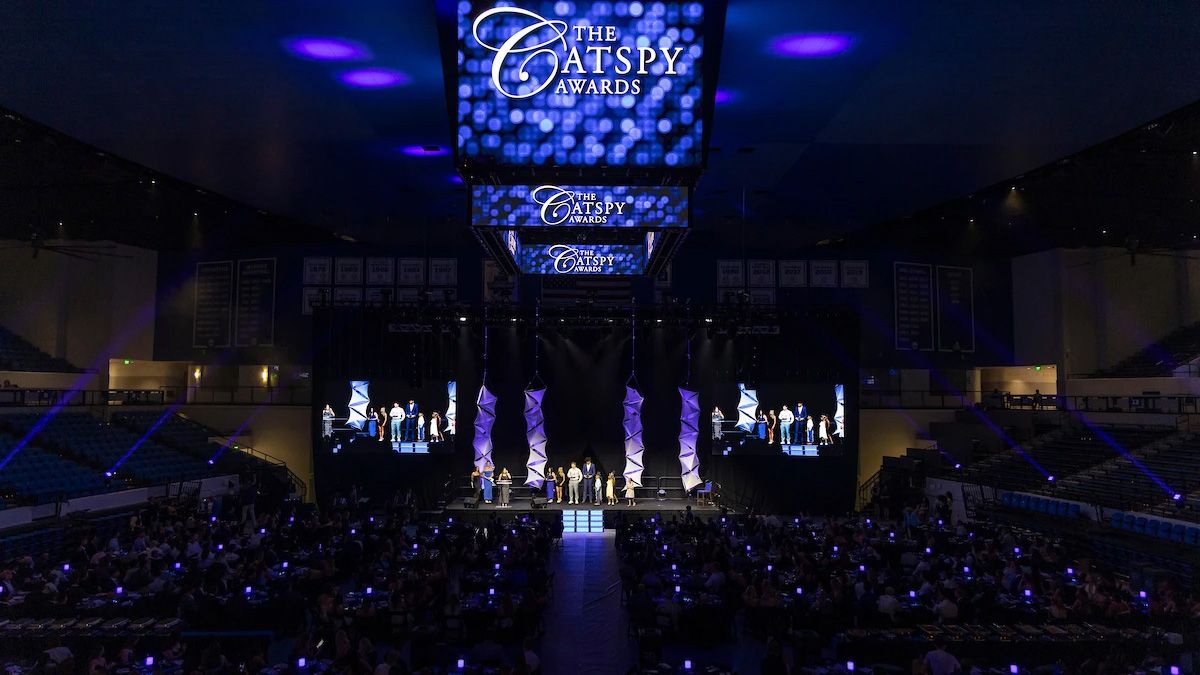 GLP Nexus Uplight and Nexus Square deliver bespoke branded design at University of Kentucky CATSPY Awards