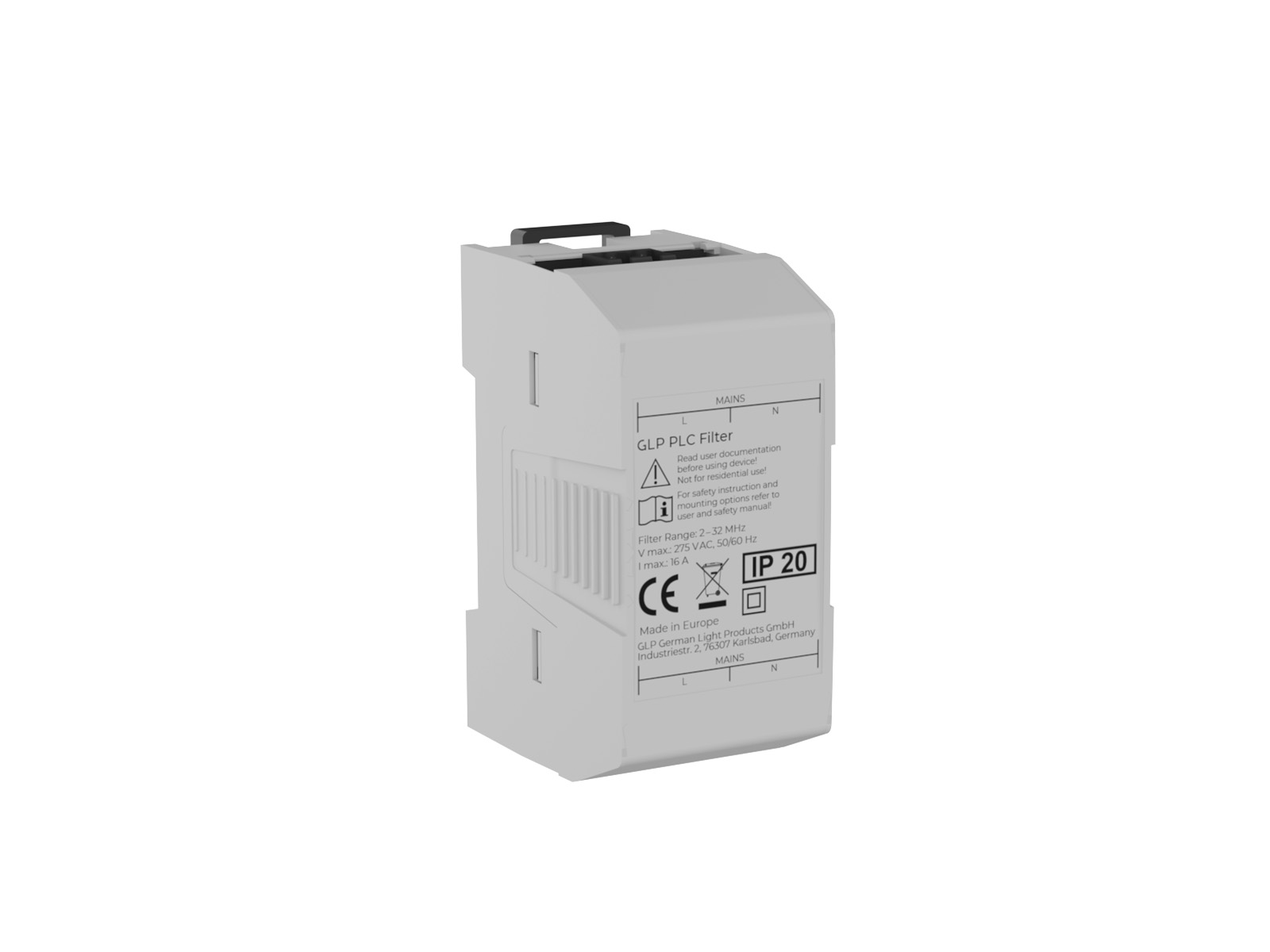 GLP PLC Filter DINrail