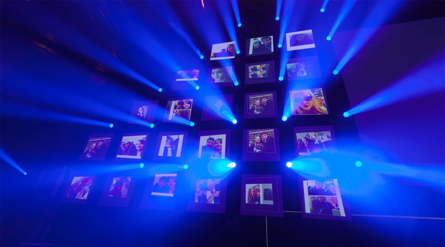 Eine gigantische Matrix für 15.000 YouTuber