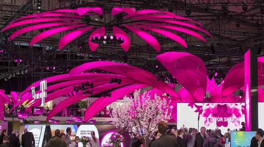 GLP X4 family lights up Deutsche Telekom booth at CeBIT