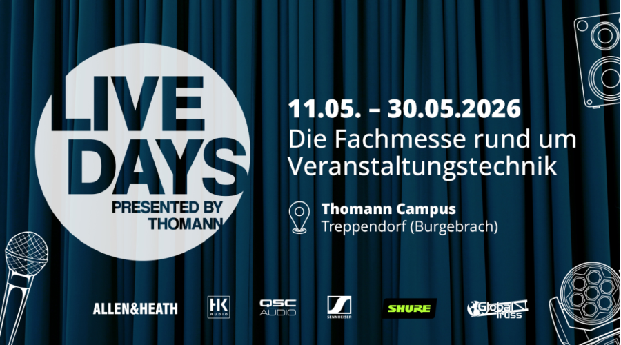 LIVE DAYS - by THOMANN 19.-20.05.2026