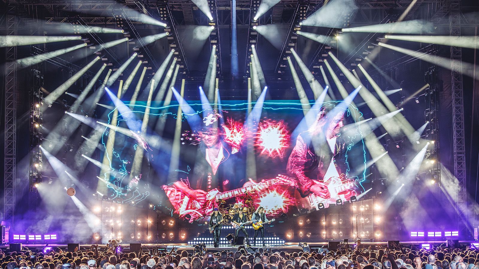 Scorpions celebrate 60th anniversary at Hanover stadium, with GLP’s latest high impact fixtures