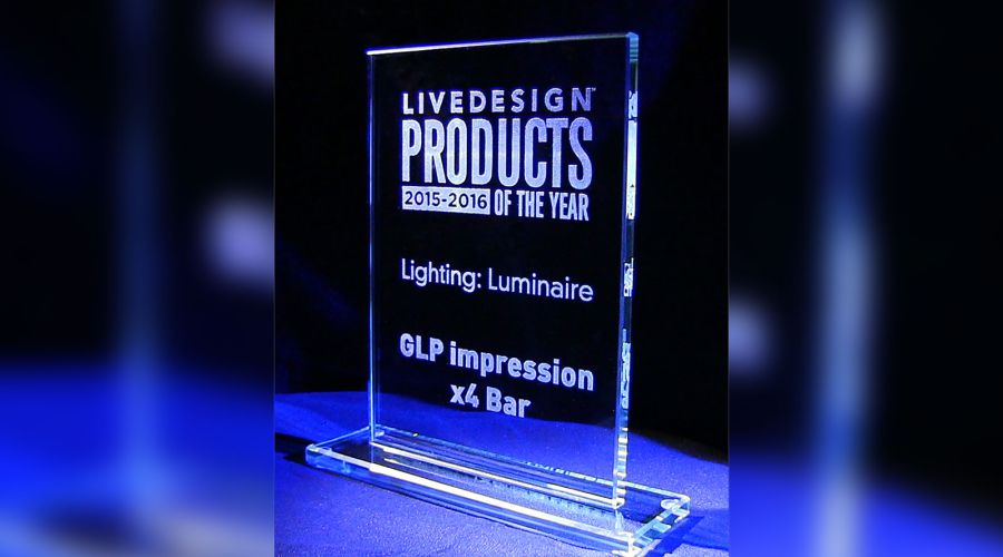 Live Design Award für die X4 Bars von GLP