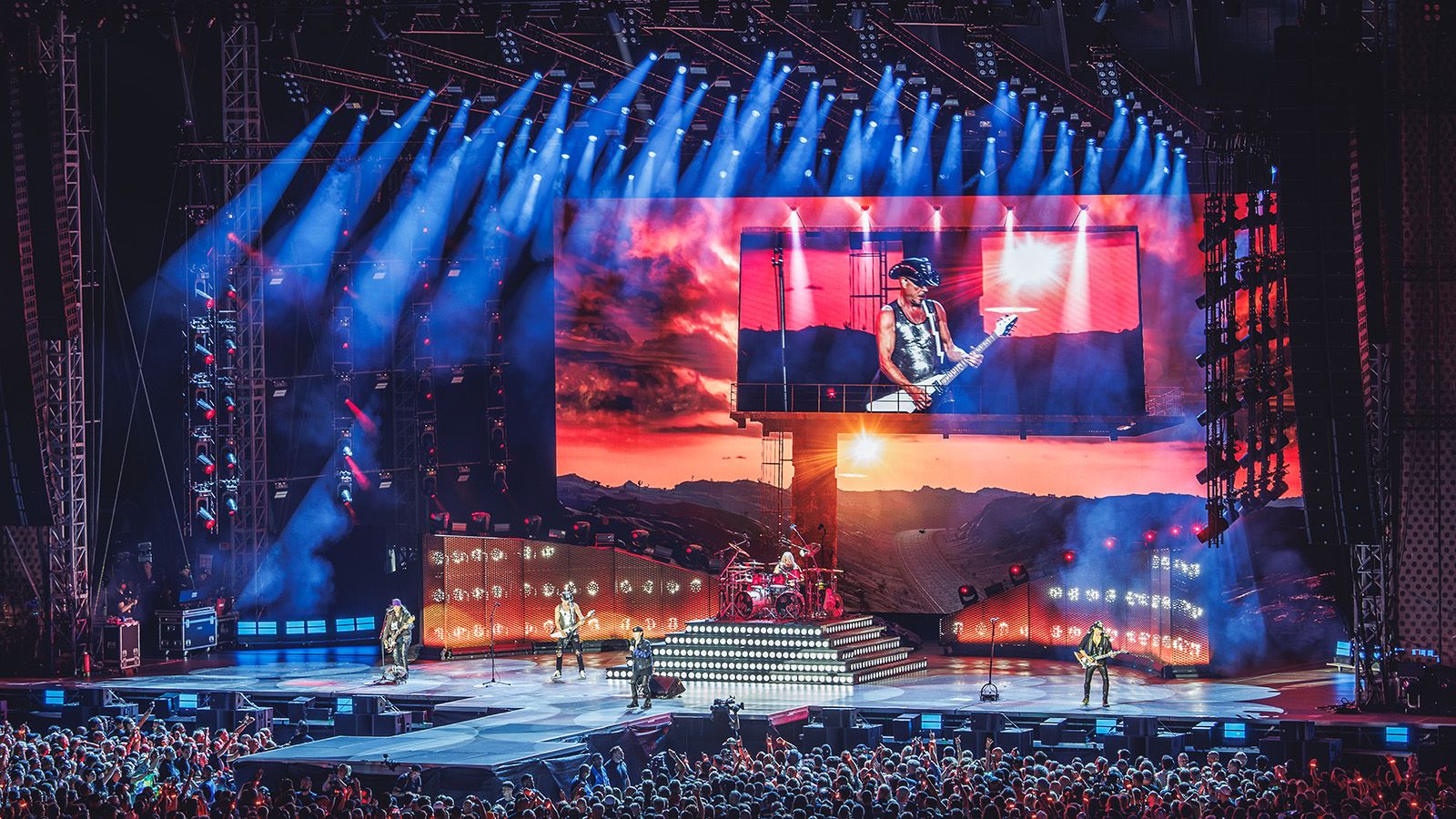 Scorpions celebrate 60th anniversary at Hanover stadium, with GLP’s latest high impact fixtures