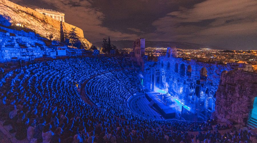 Asaf Avidan im Odeon des Herodes Atticus mit GLP