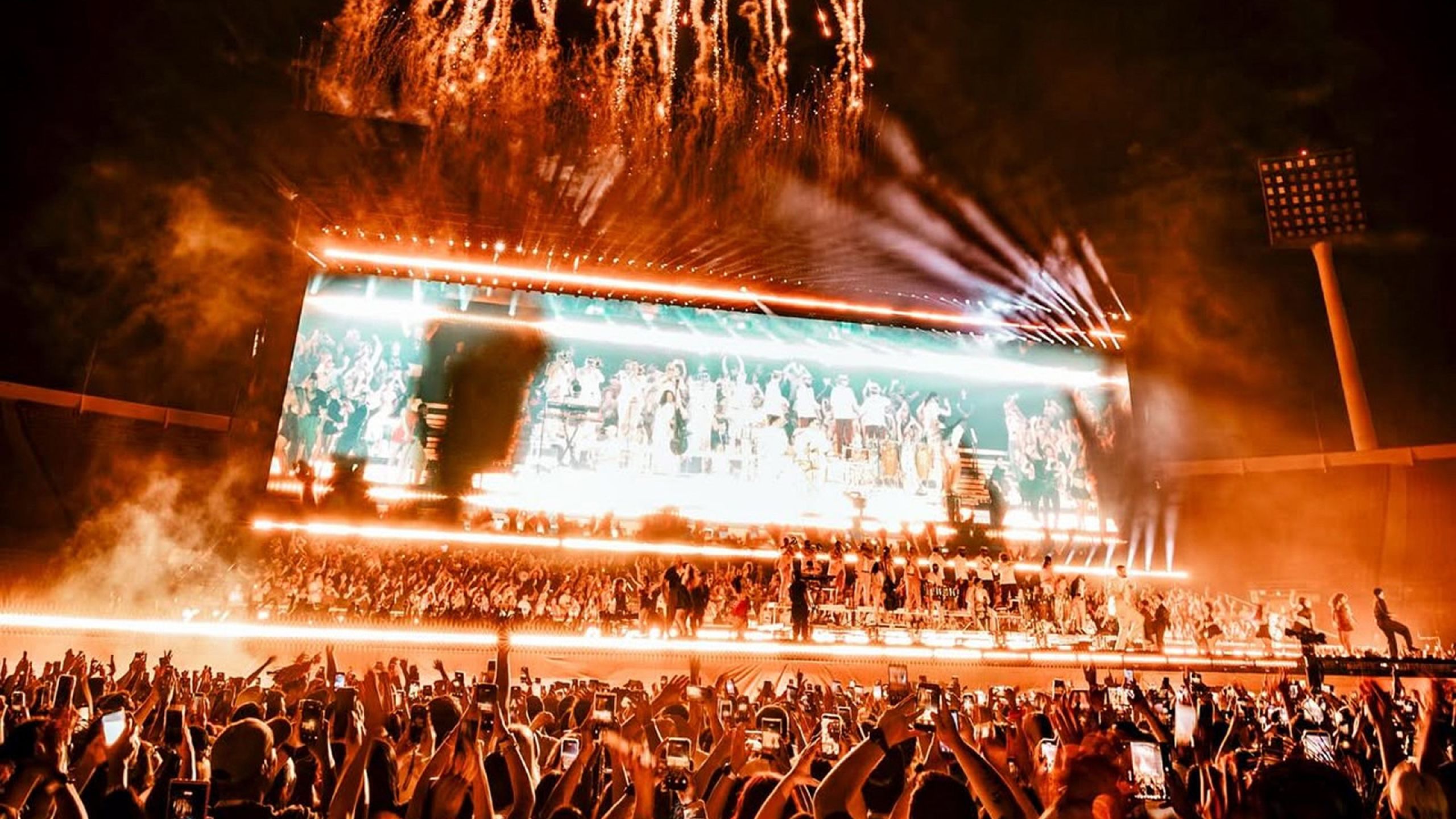 GLP JDC2 IP and MAD MAXX anchor lighting design on Bad Bunny stadium tour