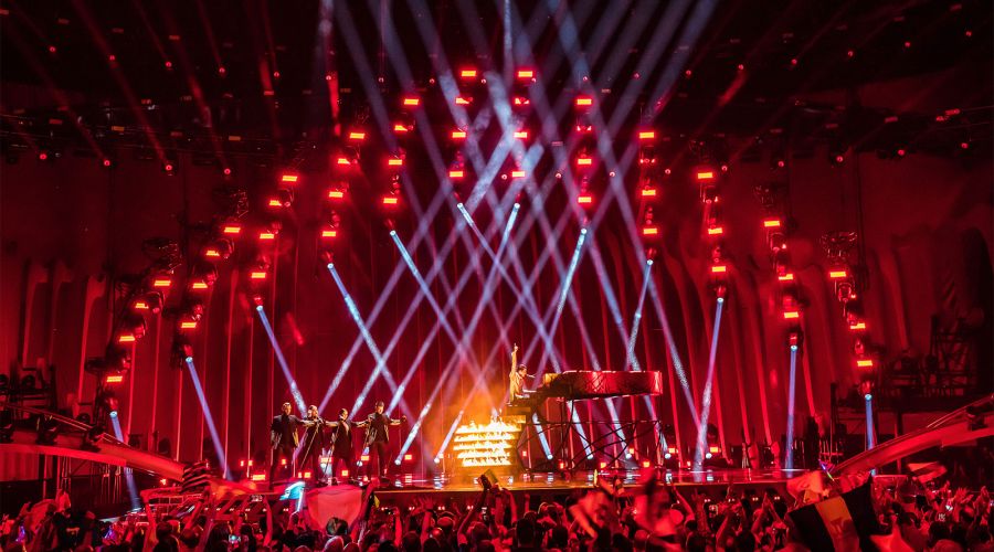 TV Premiere in Lisbon – 64 KNV Arc from GLP at ESC 2018