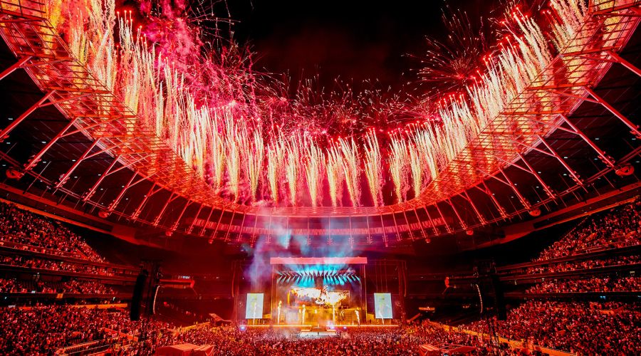 GLPs neue impression X5 IP Bars bringen das gewisse Etwas in die Show von Wizkid im Tottenham Hotspur Stadium