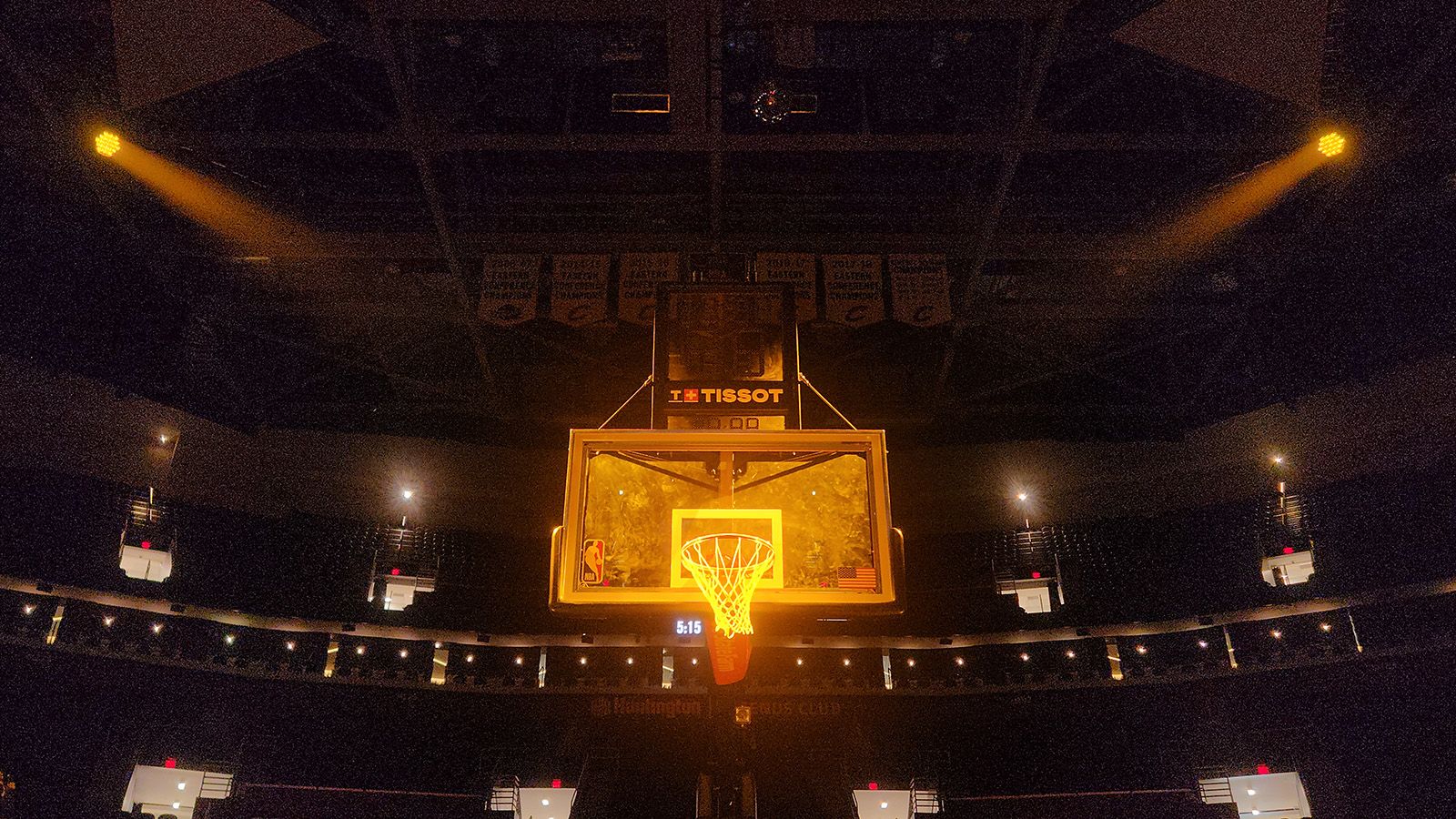 Erste Festinstallation des mächtigen GLP MAD MAXX für die Cleveland Cavaliers