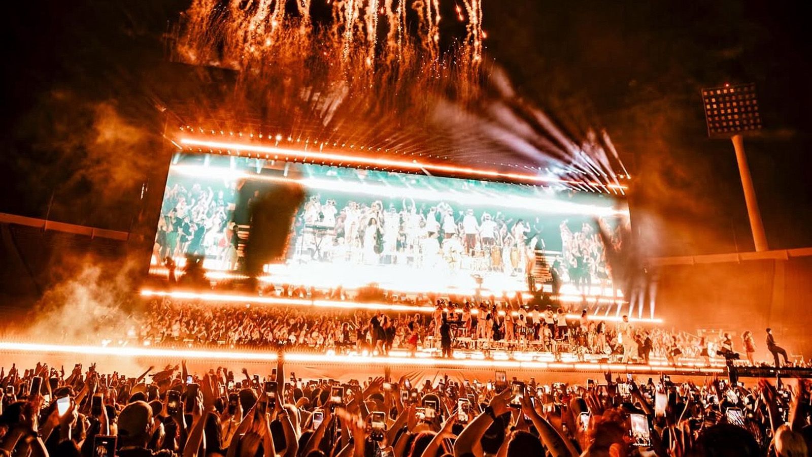 GLP JDC2 IP and MAD MAXX anchor lighting design on Bad Bunny stadium tour